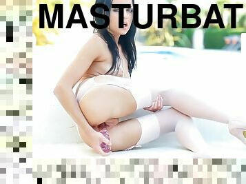 Crazy adult scene Masturbation , take a look