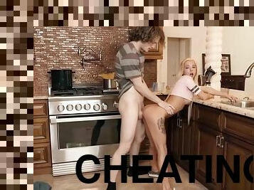 Cheating with her bestie is teen slut Kenzie Reeves