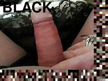 masturbation, transsexuelle, amateur, mature, black, bas, lingerie, solo, minuscule