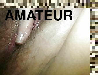 clito, poilue, orgasme, chatte-pussy, amateur, belle-femme-ronde, britannique, solo