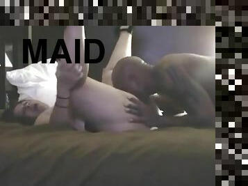 This hotel maid was a really good fuck