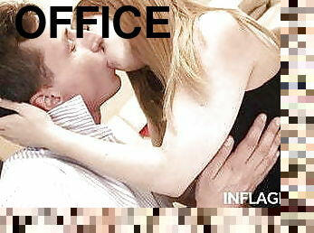 Gorgeous Vanda Angel gets nailed in the office 
