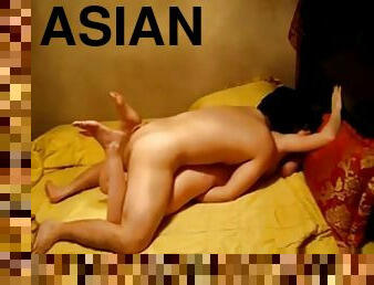 Asian young couple romantic sextape