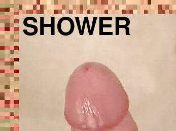 Masturbation in shower