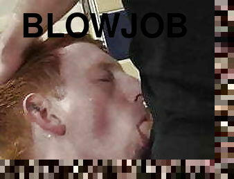 blowjob, cumshot, homofil, rødhåret, twink, suging