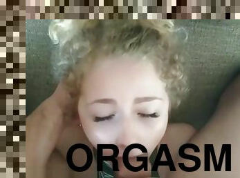 orgasme, amateur, ados, douce