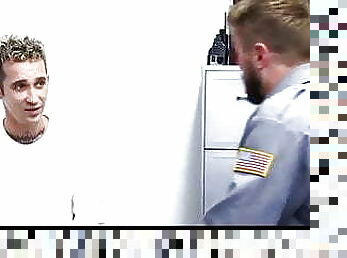 police man fucks the wanted blonde slim criminal