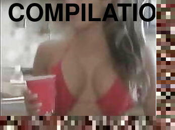 célébrité, compilation, ejaculation, américaine