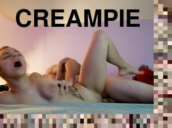 pappa, fitta-pussy, amatör, brudar, avsugning, tonåring, hardcore, creampie, blond, tight