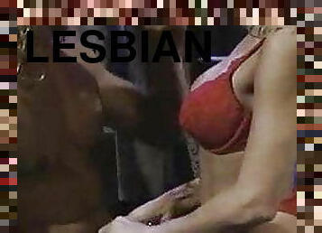 lesbo-lesbian, klassinen, nussiminen