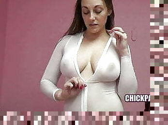 ChickPass - Melanie&#039;s masturbating with her vibrator