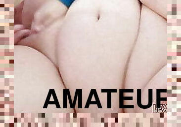 store-pupper, orgasme, pussy, amatør, par, bbw, fingret, pov, naturlig, våt