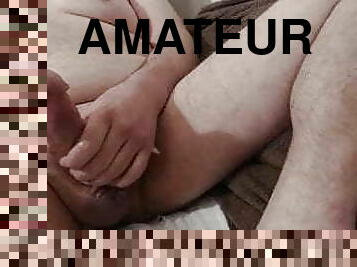 papa, masturbation, amateur, gay, secousses, canapé, pappounet