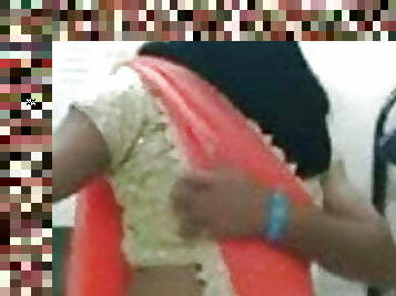 Indian cd in saree