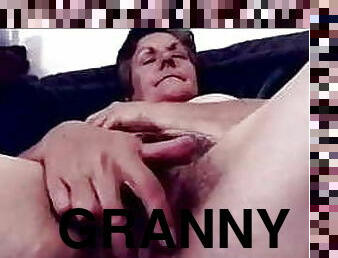 Granny Has a Very Hairy Pussy