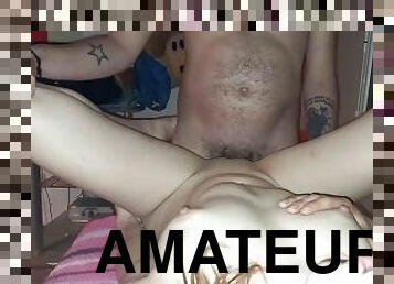 chatte-pussy, amateur, maison, ejaculation, parfait