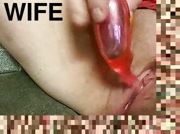 Wife clit play on 2nd day of advent calendar 