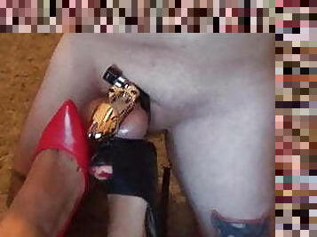 Chastity slave in training