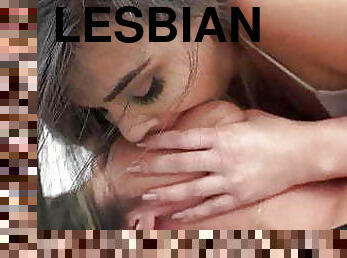 segg, leszbikus, asszonyok, latin, pornósztár, brazil, csókolózás, barna, faszszopás