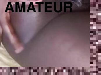 cul, chatte-pussy, amateur, anal, ébène, ados, jouet, black, horny, serrée