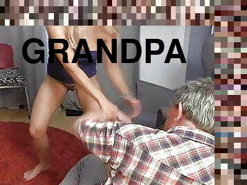 princess nicole beat poor grandpa brutal down