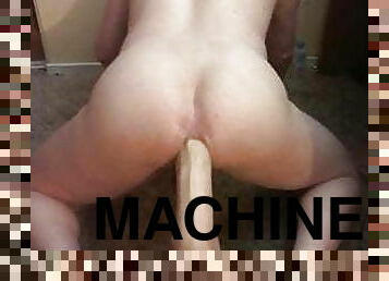 Huge Dildo Machine Fucks me so good