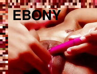 Cute Ebony Babe Bedroom Mastrubation Session