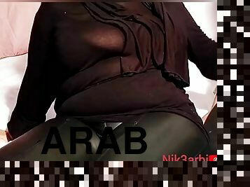 Arab mistress with big tits fucks her husband