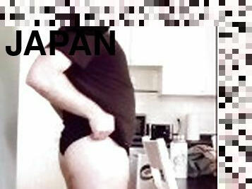 papa, amateur, énorme-bite, gay, japonais, solo, pappounet, musclé, tatouage, bite