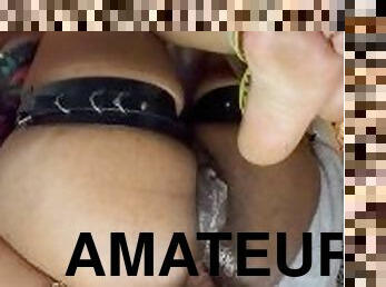 cul, masturbation, orgasme, giclée, amateur, anal, ébène, jouet, première-fois, bout-a-bout