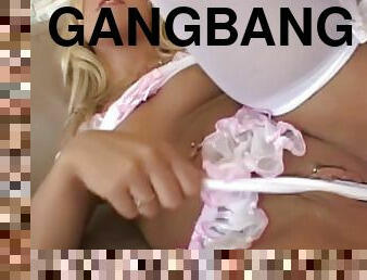 muschi, babe, blasen, immens-glied, gangbang, gesichtspunkt, gesichts, glied, raue