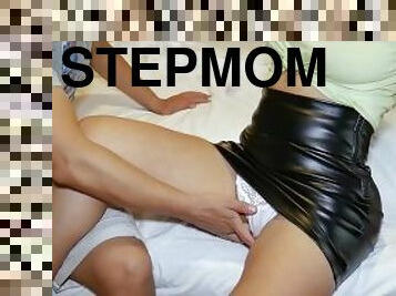 Stepmom can't resist seducing her stepson while playing Playstation