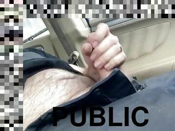 Jerking off in my car on lunch break