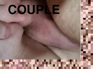 clito, masturbation, chatte-pussy, énorme-bite, milf, maison, massage, couple, point-de-vue, serrée