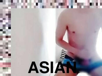 asiatique, anal, ejaculation-sur-le-corps, gay, japonais, compilation, bite