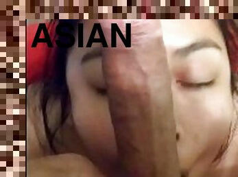 Asian Slut Loves Big White Cock On Her Face - WMAF BWC