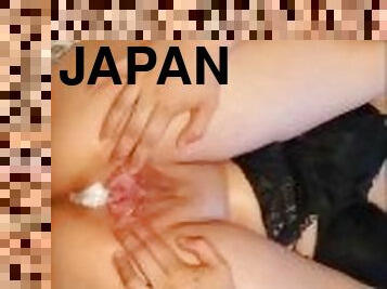 Thick Japanese girl creampie