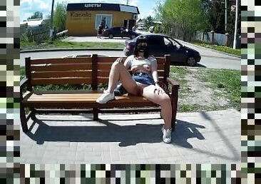 masturbation, en-plein-air, public, femme, amateur, babes, milf, maman, mère, fétiche