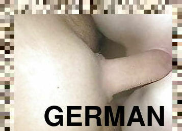 German Slut and a Big Cock