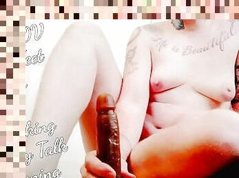 Solo FTM Dirty Feet BBC Footjob Masturbation Moaning