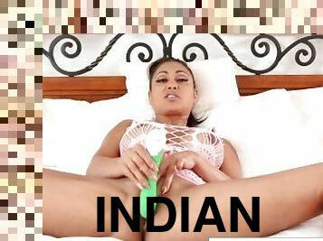 Big Tittied Indian MILF In Some Hot Solo Action