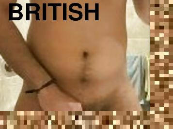 Cute British Boy Piss In Bathroom And Shows Ass