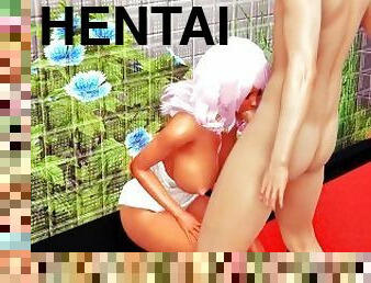 Deepthroat and anal for princess Hibana of fire 3d hentai
