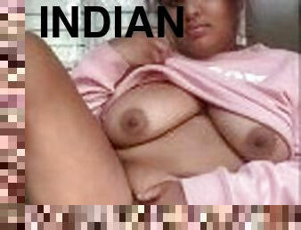 Indian slut masturbates exposed with her neighbors watching