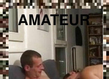 amateur, fellation, ejaculation-sur-le-corps, française, sperme, réalité