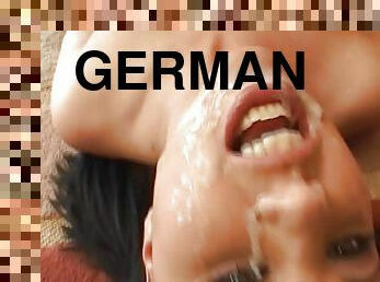 arsch, doggy, dilettant, blasen, beule-schuss, immens-glied, erotisch-mutti, schwer, deutsch, gangbang