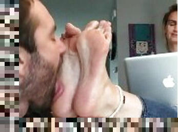 A Meeting with the Boss and her Nut Busting Nylon Feet! C4S PREVIEW