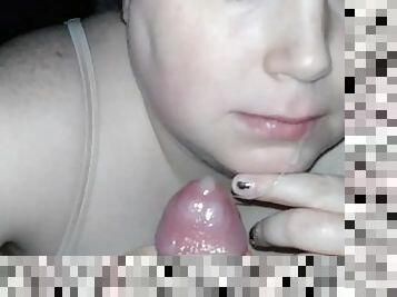 How do I look with cum in my mouth? ????????