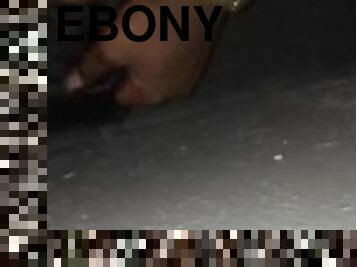 Ebony bbw face fucking