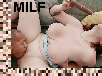 Chubby bigtitted MILF hammered by BBC in interracial fuck